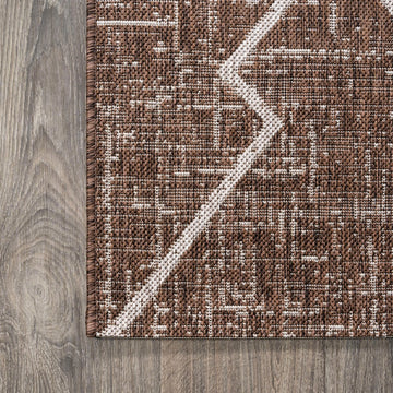 Carwa Tribal Diamond Trellis Indoor/outdoor Area Rug